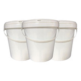 Balde Para Armazenar Tinta Velha 3.6l - 3 Pçs