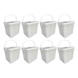 Balde Para Carregar Esmalte 3.6l Tampa C/ Lacre 8 Pças