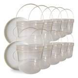 Balde Para Fermentação 2.2 Litros Com Tampa 10 Pçs