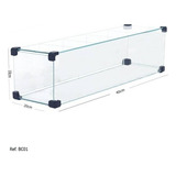 Baleiro De Vidro -0,10 X 0,40 X 0,20 Cor Preto