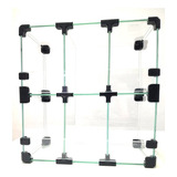 Baleiro De Vidro 0,30 X 0,30 X 0,15 Cor Preto