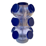 Baleiro Giratorio Grande 15 Bocas Potes Plastico Escolha Cor