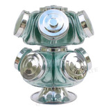 Baleiro Giratório Vidro Duplo 28 Cm 10 Potes Bomboniere Bala