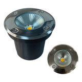 Balizador Spot Led 10w Embutir Branco Quente Chão Piso 3000k