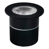 Balizador Spot Led Chão Piso Jardim 5w Embutir Blindado Solo Cor Da Cúpula Preto Fosco Cor Da Estrutura Preto