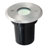 Balizador Spot Led Embutir Chao Piso Jardim 1w Inox Cor Da Cúpula Inox Led Branco Quente Cor Da Estrutura Ip67