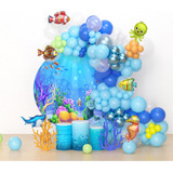 Balões Balao Kit Arcondesconstruido Tema Fundo Do Mar 1