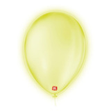 Balões/bexigas Neon São Roque Nº 9 10 Pacotes C/25un Cor Amarelo