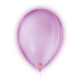 Balões/bexigas Neon São Roque Nº 9 10 Pacotes C/25un Cor Violeta