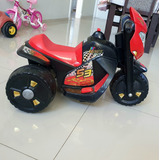 Ban Moto Preta Eletrica 6v Bandeirante Voltagem 127v/220v