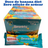 Bananinha Diet Zero Adição De Açúcar Caixa 24 Barrinhas 