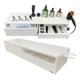 Bancada Console Barbearia Mdf Com Porta Maquinas