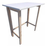 Bancada Gourmet Mesa Dobrável Cozinha Multiuso Madeira Pinus