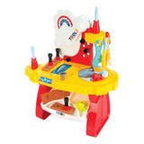 Bancada Maleta De Ferramentas Brinquedo Infantil Didático