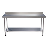 Bancada Mesa 1.50m Aço Inox Espelho