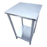 Bancada Mesa Armario De Inox Multiuso Padaria 1 Nivel 60x50