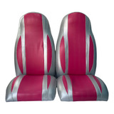 Banco De Mini Buggy Prata Com Rosa