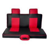 Banco De Mini Buggy Preto Com Vermelho + Cinto De Segurança