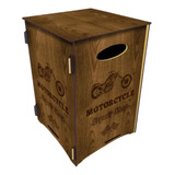 Banco Decorativo Organizador Resistente Confeccionado Em Mdf