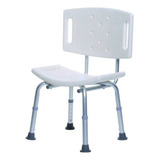 Banco P/ Banho Ajustável Com Encosto Aluminio Supermedy