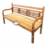 Banco Para Jardim - Namoradeira 3 Lugares - 100% Madeira