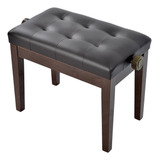 Banco Para Piano C/ Regulagem Banqueta Luxo Sonata 212 Brown