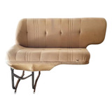 Banco Passageiro Sofa Cama Reclinavel Bege Caminhão Mercedes