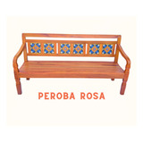Banco Poltrona Namoradeira De Jardim 3 Lugares Madeira