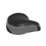Banco Selim Elleven Beach Preto Cinza Bike Retro Com 2 Molas