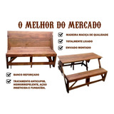 Banco Vira Mesa Para Área De Churrasqueira 4 Lugares 1,00 M