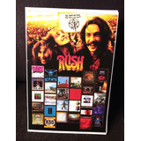 Banda Rush Poster Geddy Lee Alex Lifeson Neil Rock Capas Cd