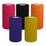 Bandagem Elástica Adesiva Flexível Atadura - 10 Cm - 2 Un.