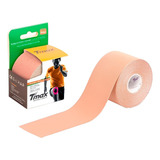 Bandagem Elastica Adesiva P/ Fisio Esporte Bege Tmax 5cmx5m