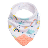 Bandana Com Mordedor Arco-íris E Abelhas Multicor Buba