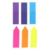 Bandeira, Marcador, Notas Adesivas Coloridas, Rasgáveis, 6 U