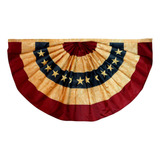 Bandeira Anley, Tipo Leque, Vintage, Estados Unidos, 90