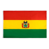 Bandeira Bolivia Oficial 1,50x0,90m Com Anilhas