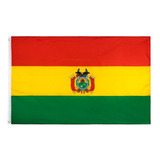 Bandeira Bolivia Oficial 1,50x0,90m Com Anilhas