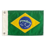 Bandeira Bordada Dupla Face Moto Brasil E Santa Catarina