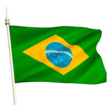 Bandeira Brasil 180 X 270 Cm Pano Tecido Poliéster 2lados G