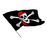 Bandeira Caveira Pirata 1,45m X 1m