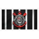 Bandeira Corinthians Time Em Tecido Grande 1,50m X 1,00m