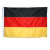 Bandeira Da Alemanha Oficial 4p(2,56x1,80) Faixas