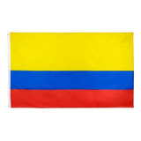 Bandeira Da Colombia 90cm X 150 Cm C/ Anilhas P/ Mastro 