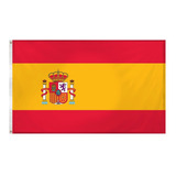 Bandeira Da Espanha C/ Cores Vivas Alta Qualidade Dupla Face