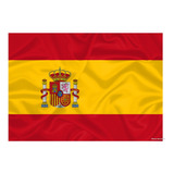 Bandeira Da Espanha Dupla Face Alta Qualidade Em Dupla Face