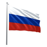 Bandeira Da Rússia Em Tecido Oxford 100% Poliéster