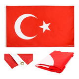 Bandeira Da Turquia Dupla Face Alta Qualidade Menor Preço