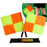 Bandeira De Arbitro Auxiliar Juiz Bandeirinha 1 Par 