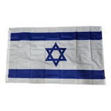 Bandeira De Israel Oficial Mastro Bordada 2 Lados 90x150 Cm